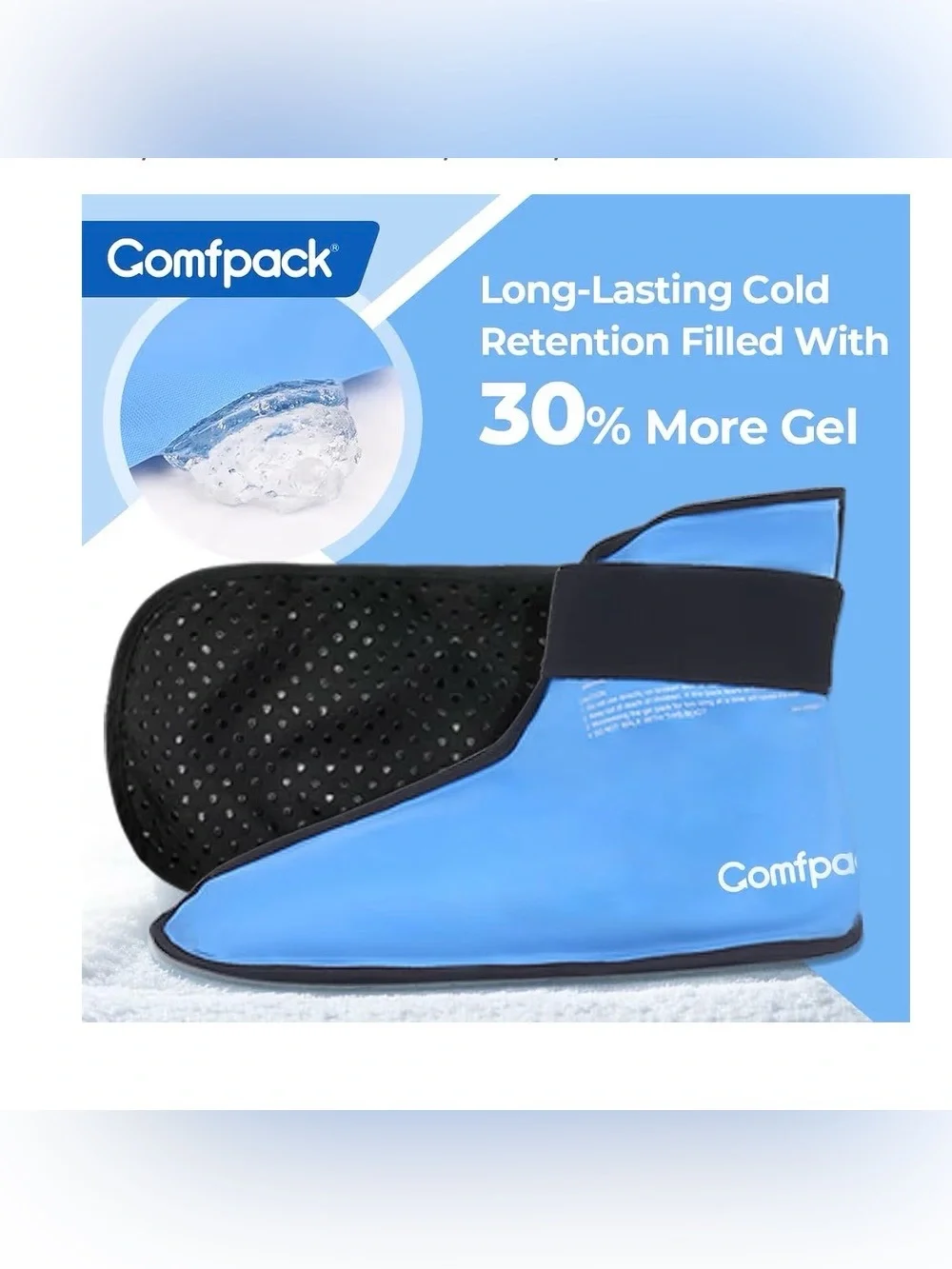 Hot & Cold Therapeutic Foot Ice Pack - Large